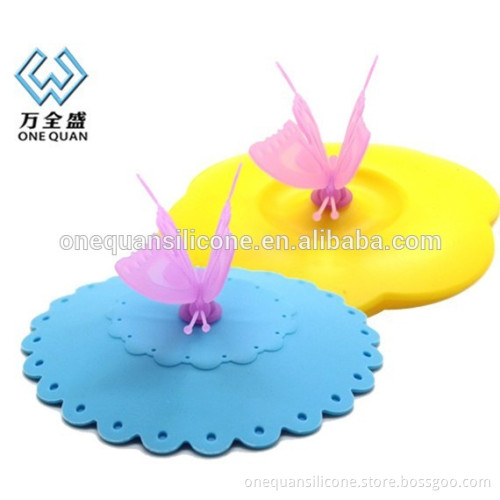 professional factory silicone cup cover, coffee cup cover